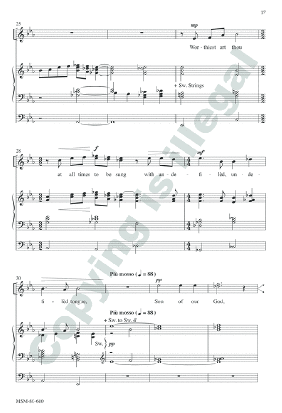 Evensong Unison Choir scores gallery preview page 16