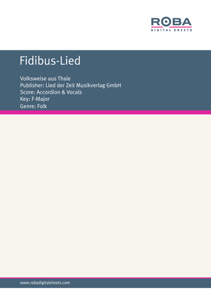 Fidibus-Lied