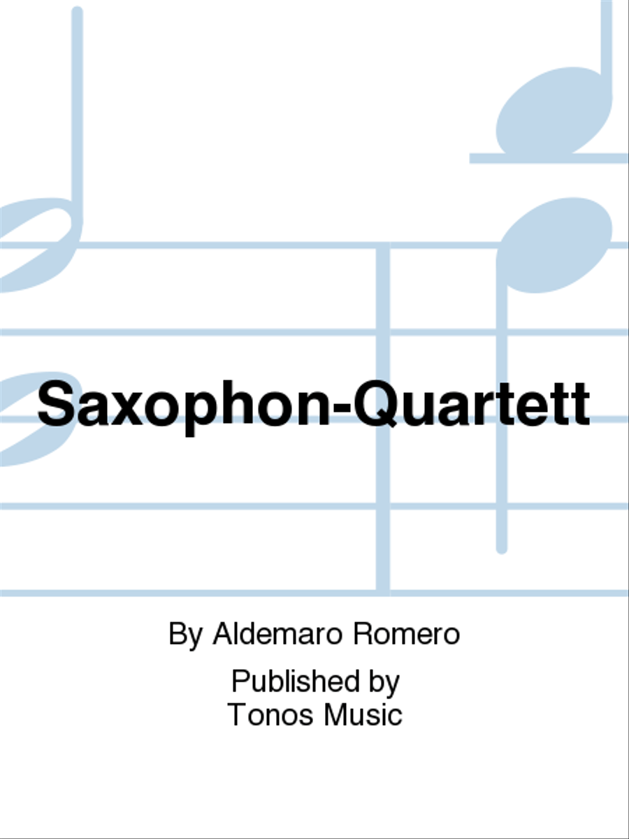 Saxophon-Quartett Saxophone Quartet scores gallery preview page 1