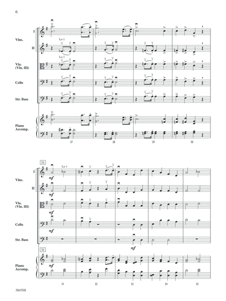 March from Symphony No. 6: Score