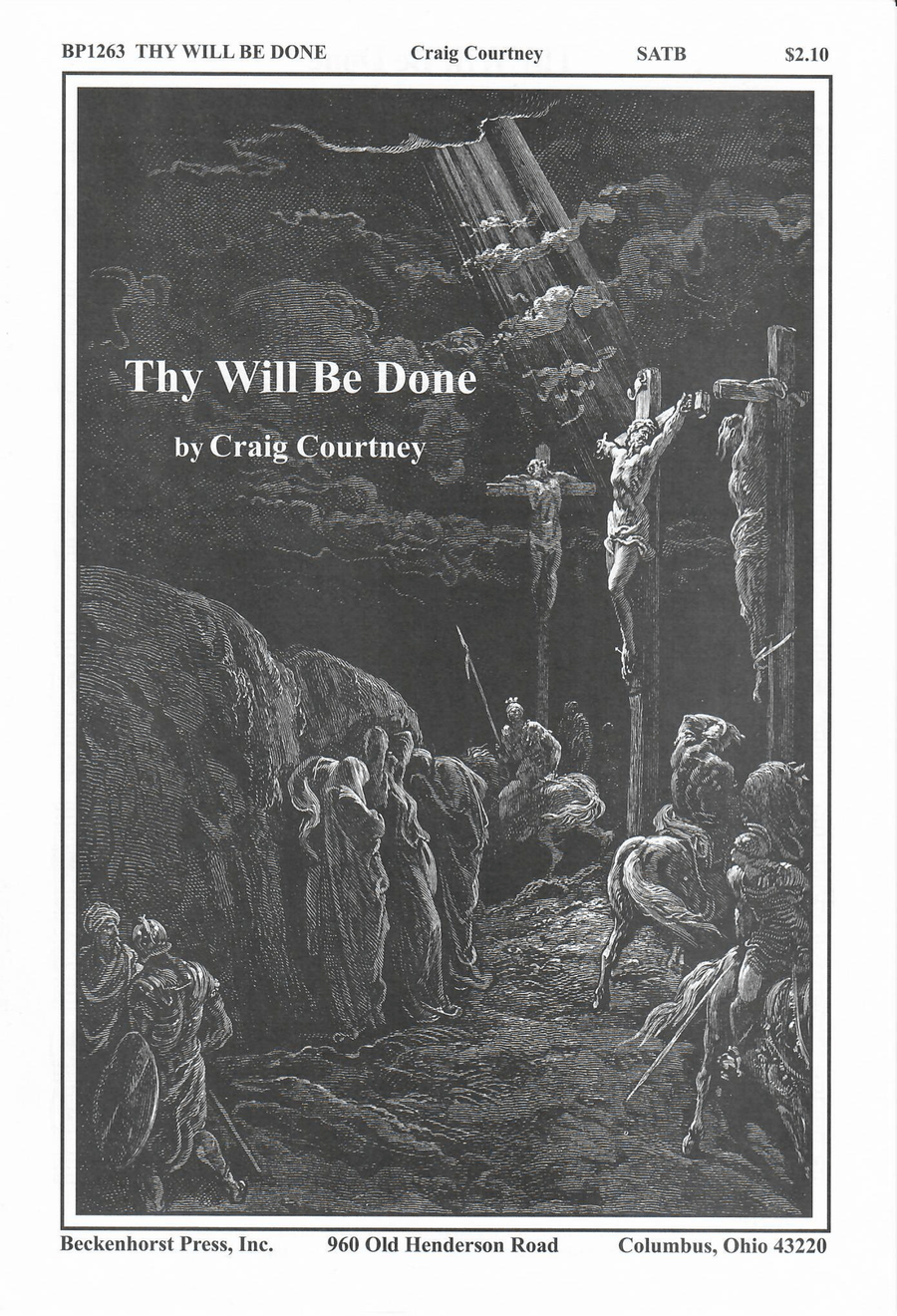 Thy Will Be Done 4-Part scores gallery preview page 1