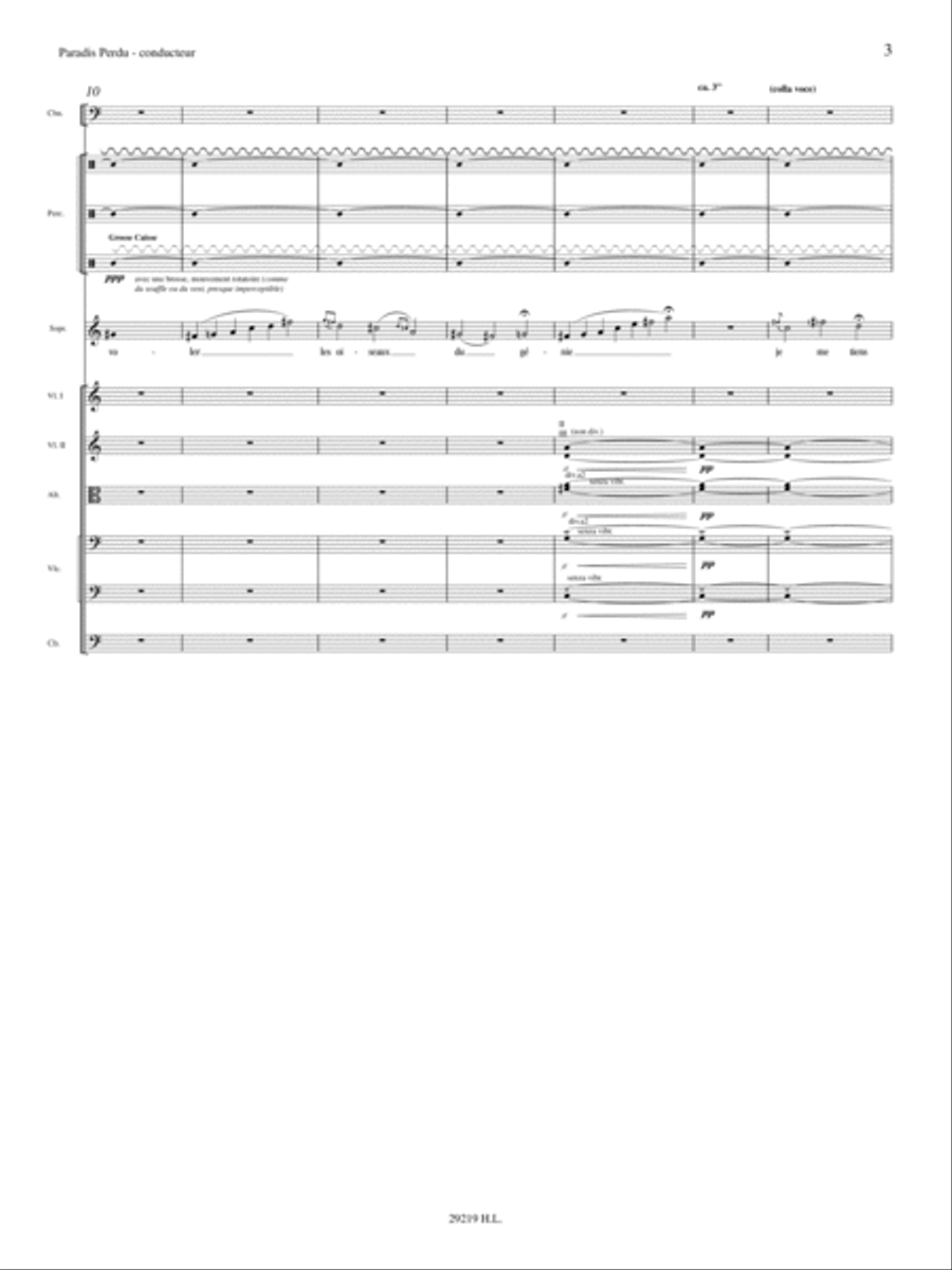 Paradis perdu Orchestra scores gallery preview page 4