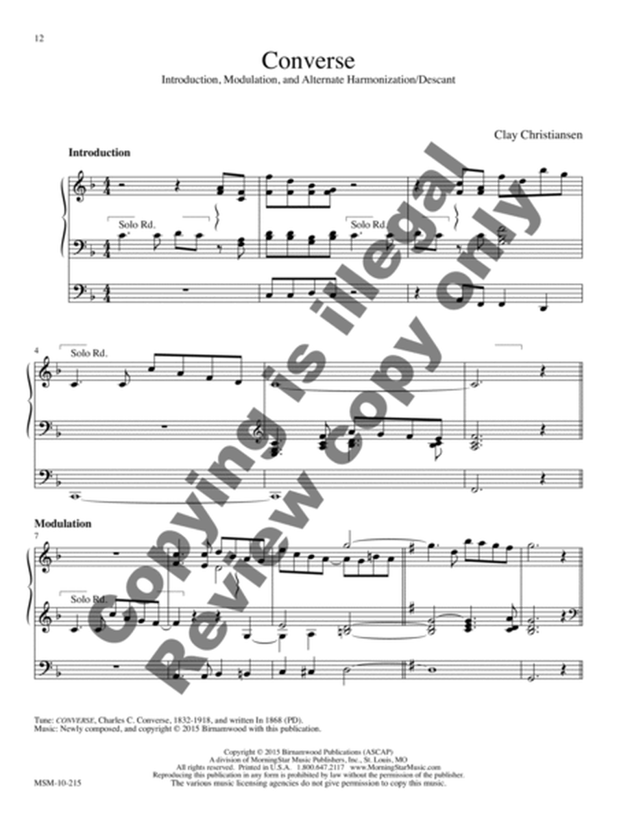 Twenty-Five Alternate Hymn Harmonizations for Organ image number null