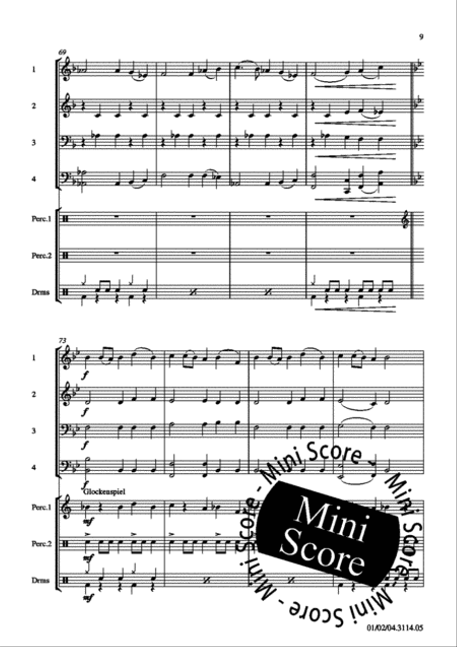 Frisian Dances Brass Band scores gallery preview page 13