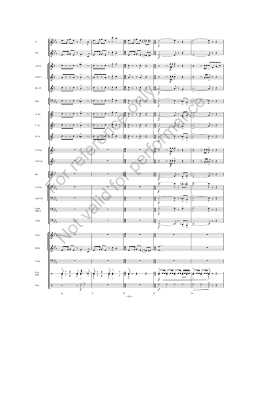 The Great Land Run The Great Land Run Concert Band scores gallery preview page 5