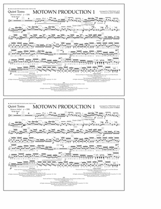 Motown Production 1(arr. Tom Wallace) - Quint-Toms