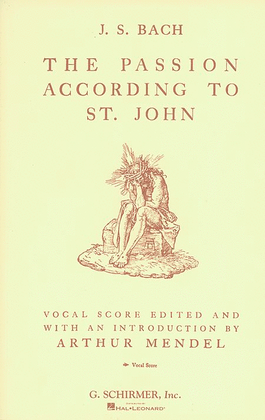 Book cover for St. John Passion