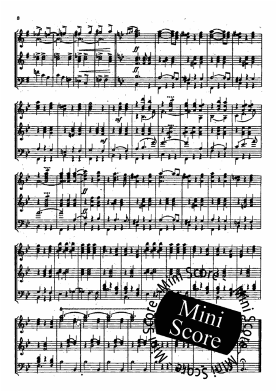 Bad'ner Mad'ln Concert Band scores gallery preview page 10