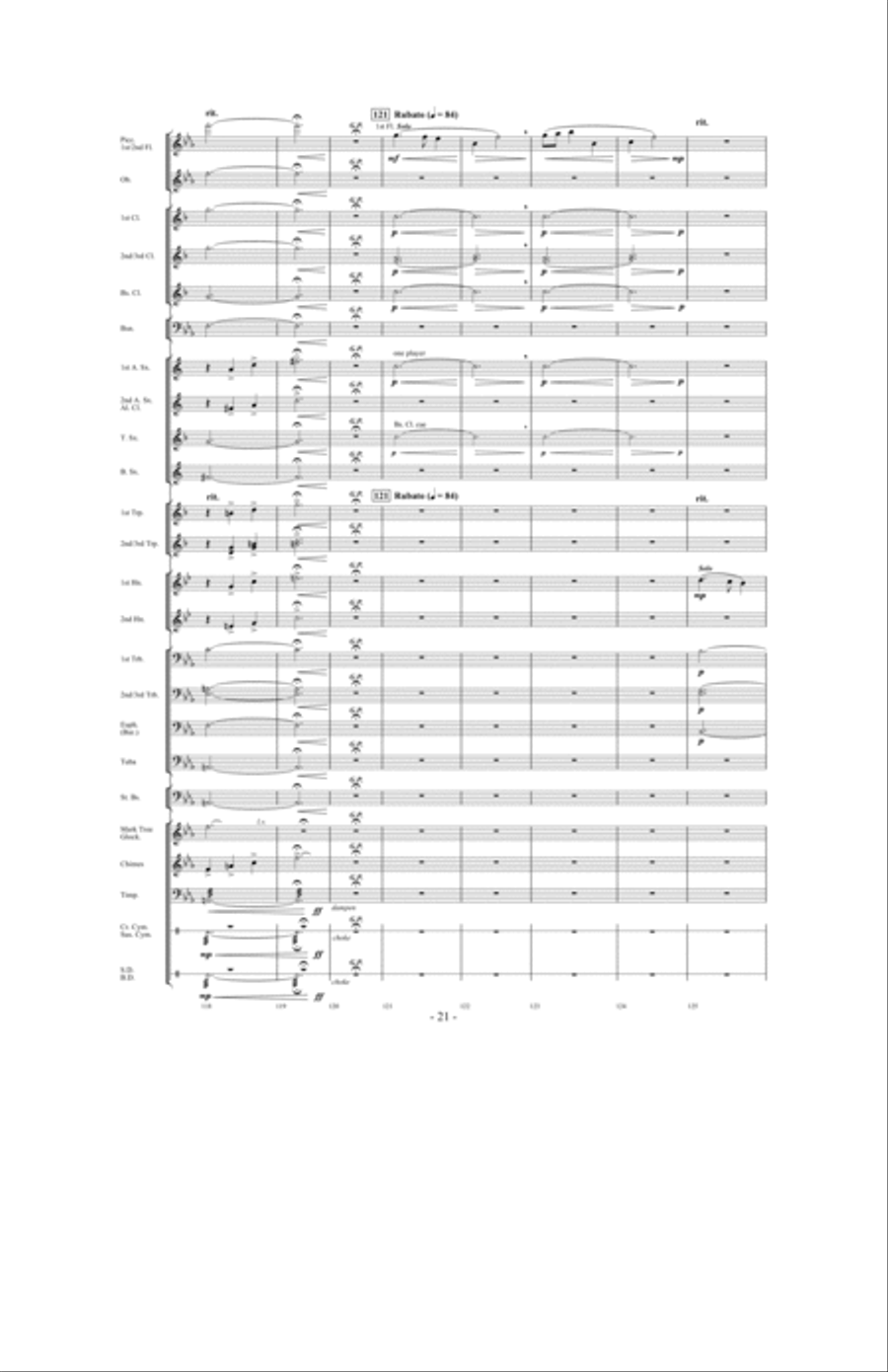 Towards a New Horizon Concert Band scores gallery preview page 20