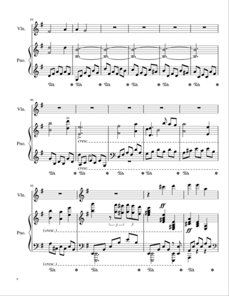 I Adore You String Duet scores gallery preview page 6
