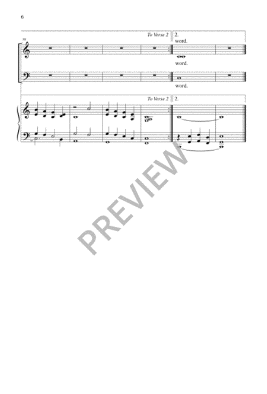 Go, Silent Friend Go, Silent Friend 3-Part scores gallery preview page 6