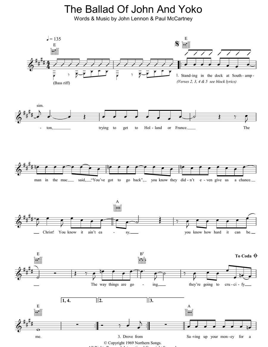 The Ballad of John and Yoko