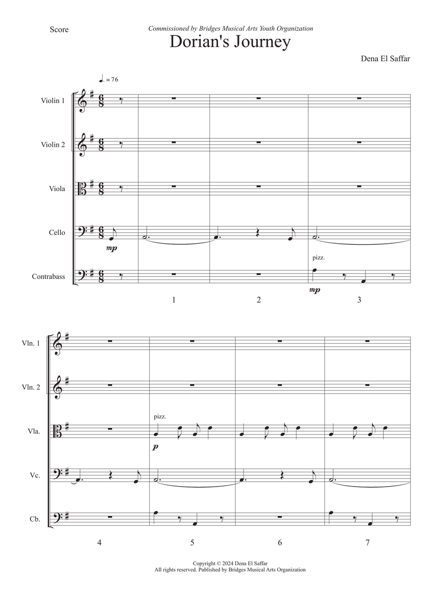 Dorian's Journey String Orchestra scores gallery preview page 3