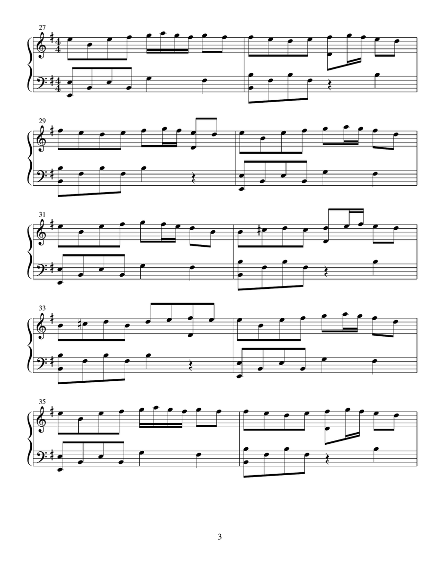 Lady of the Lake Piano Solo scores gallery preview page 3