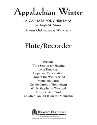 Appalachian Winter (A Cantata For Christmas) - Flute