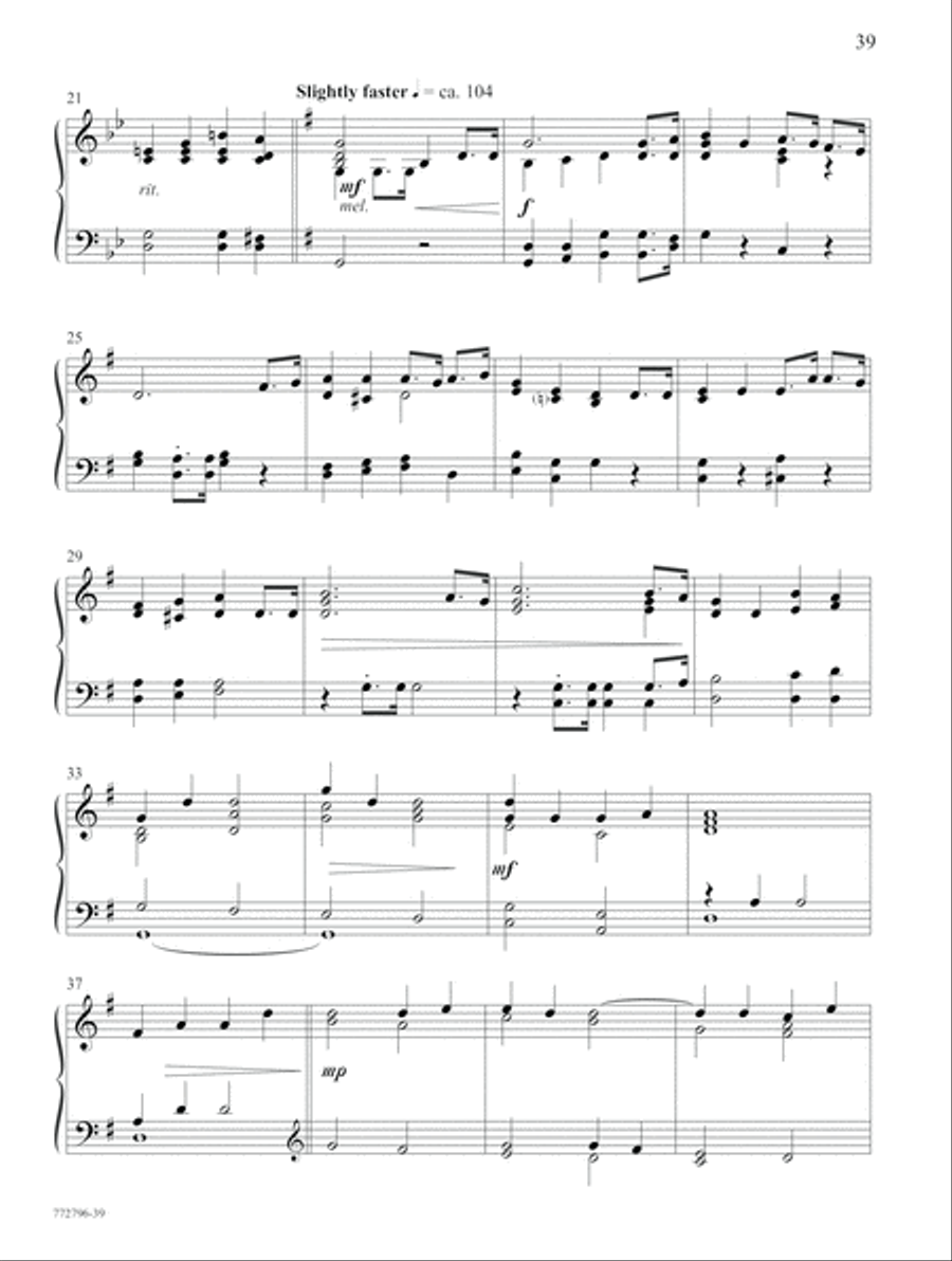Crucified and Triumphant King! Piano Solo scores gallery preview page 19
