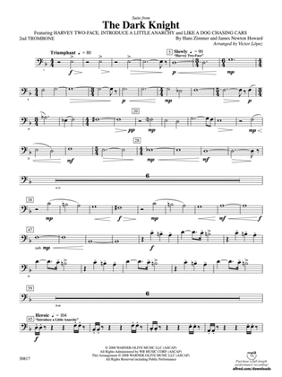 The Dark Knight, Suite from: 2nd Trombone