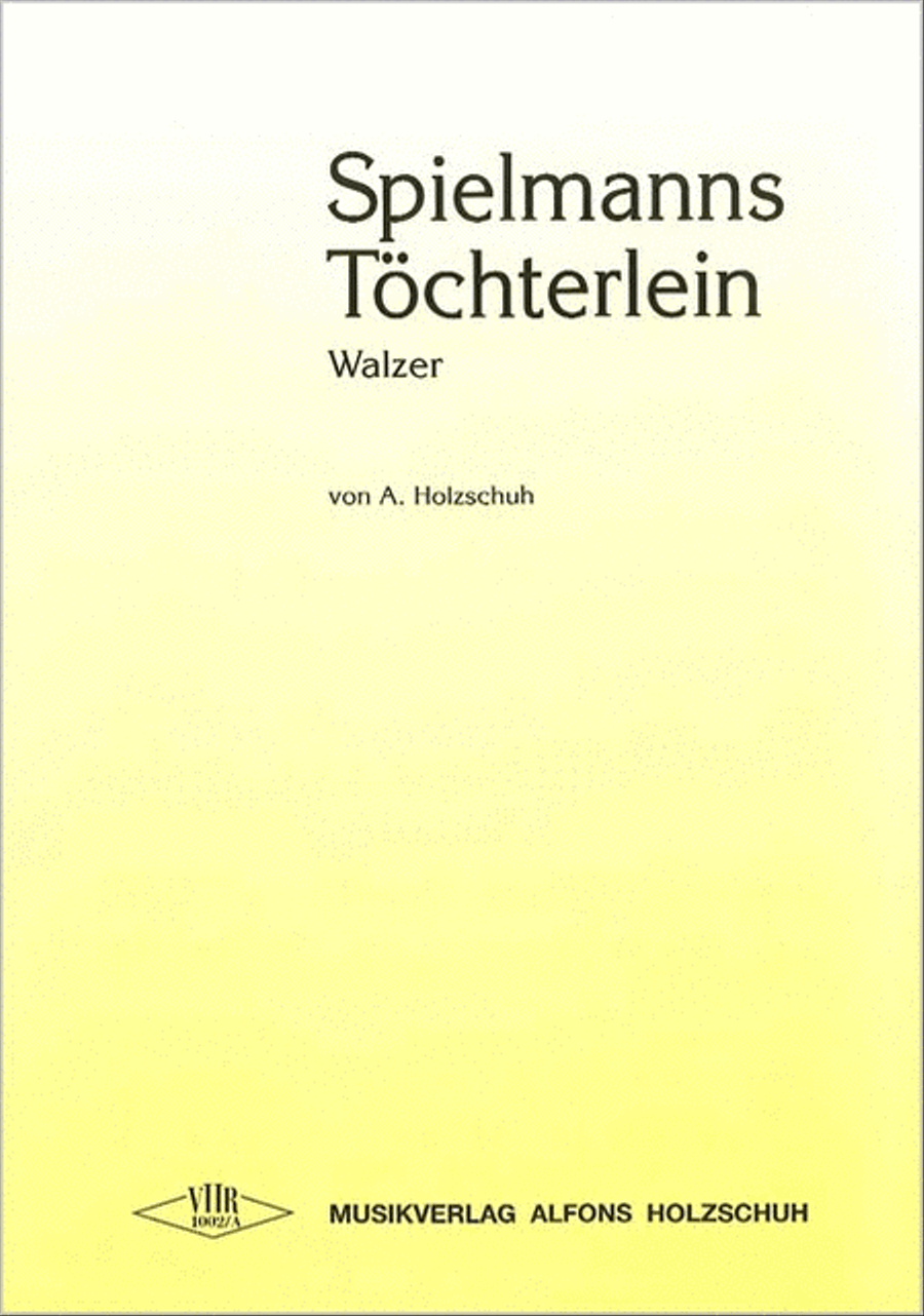 Spielmanns Töchterlein, Walzer Accordion scores gallery preview page 1