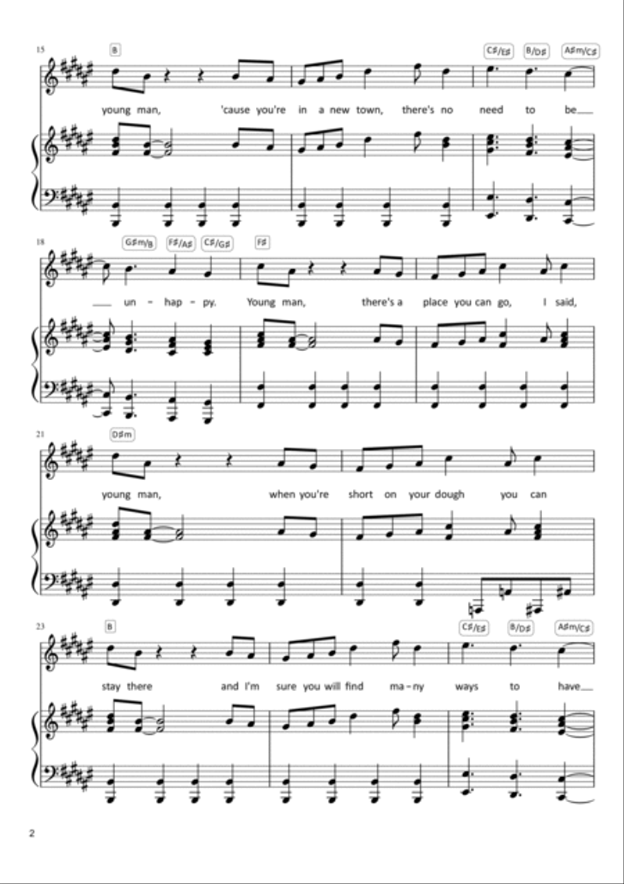 Y.M.C.A. Voice scores gallery preview page 2