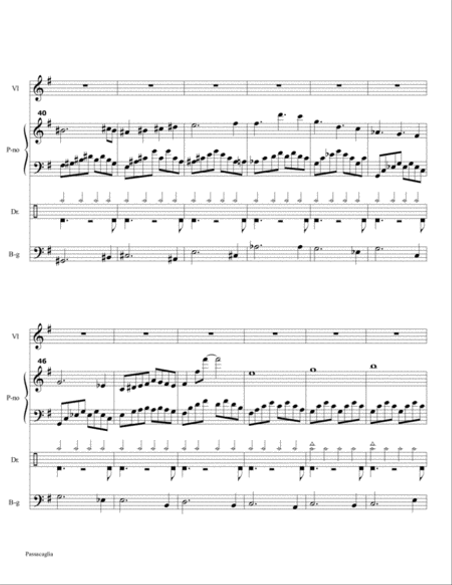 Passacaglia Small Ensemble scores gallery preview page 4