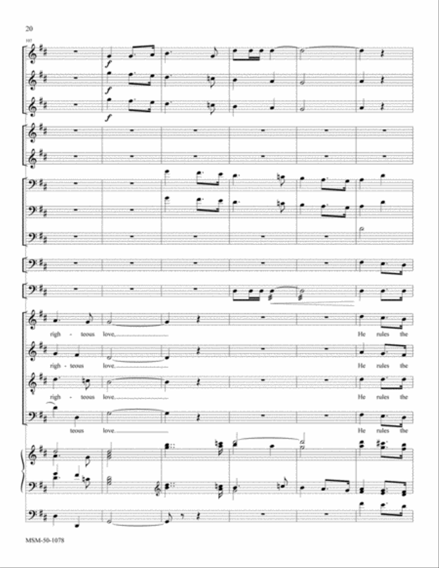 Joy to the World (Full Score) Choir scores gallery preview page 10