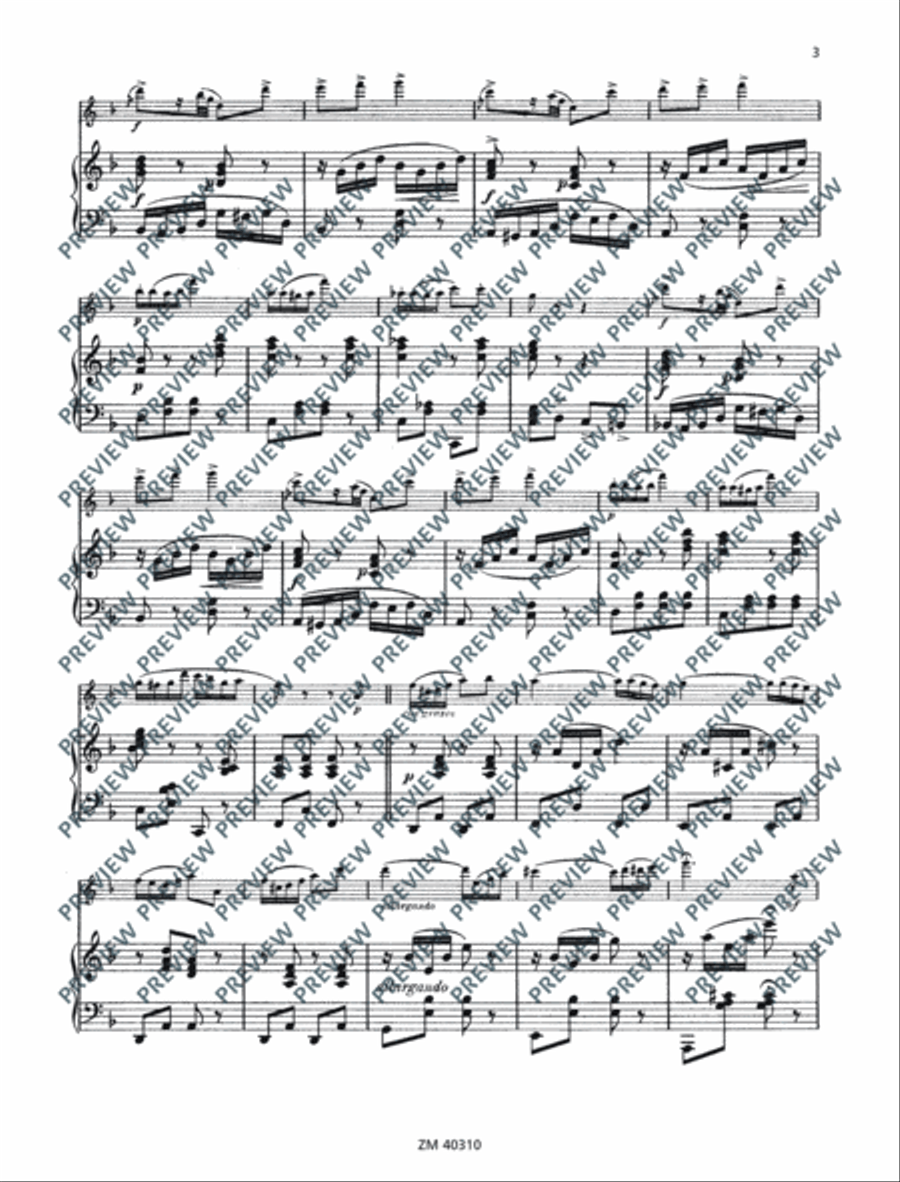 Danse des Pierrots (Polka) Flute Solo scores gallery preview page 4