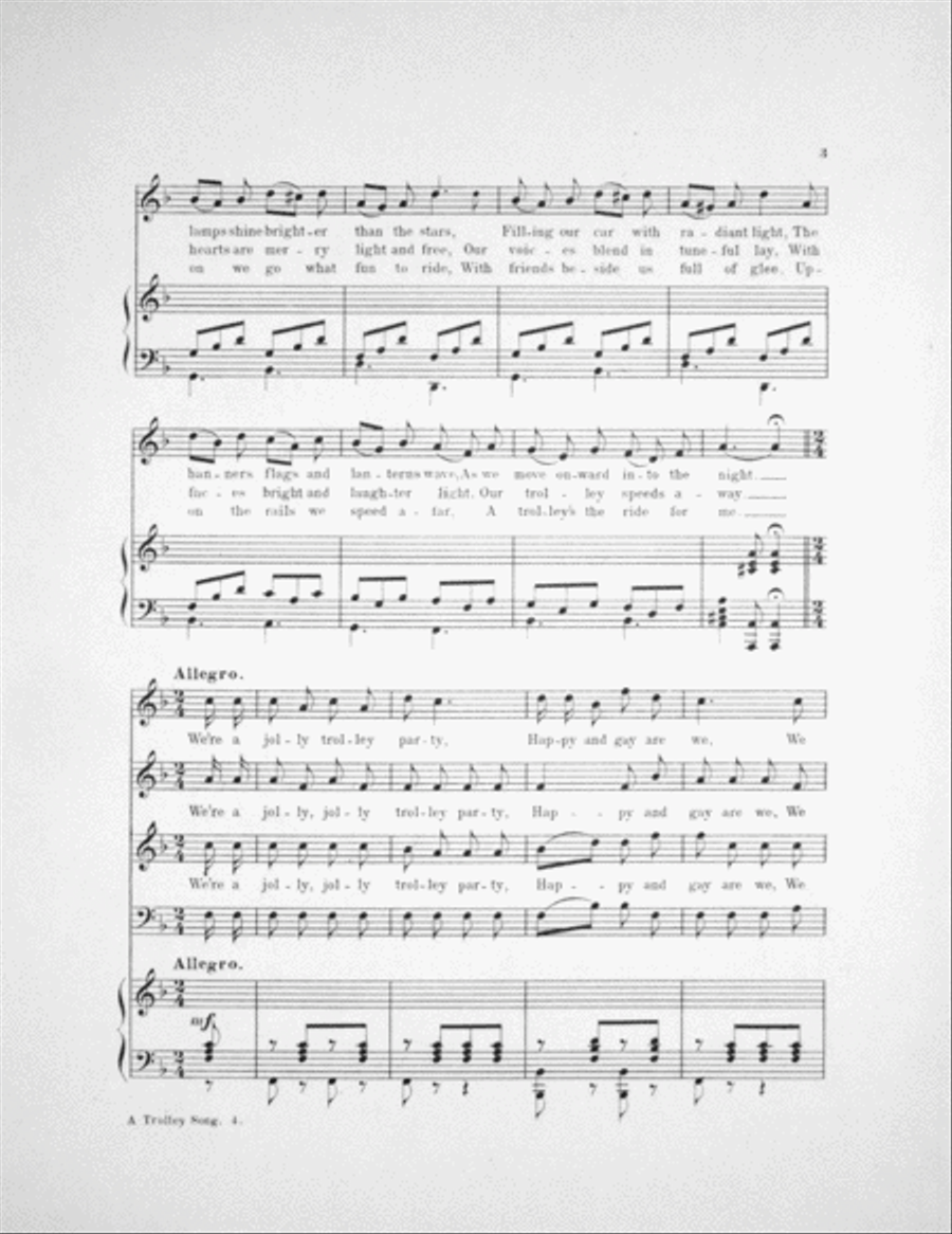 A Trolley Song Voice scores gallery preview page 3