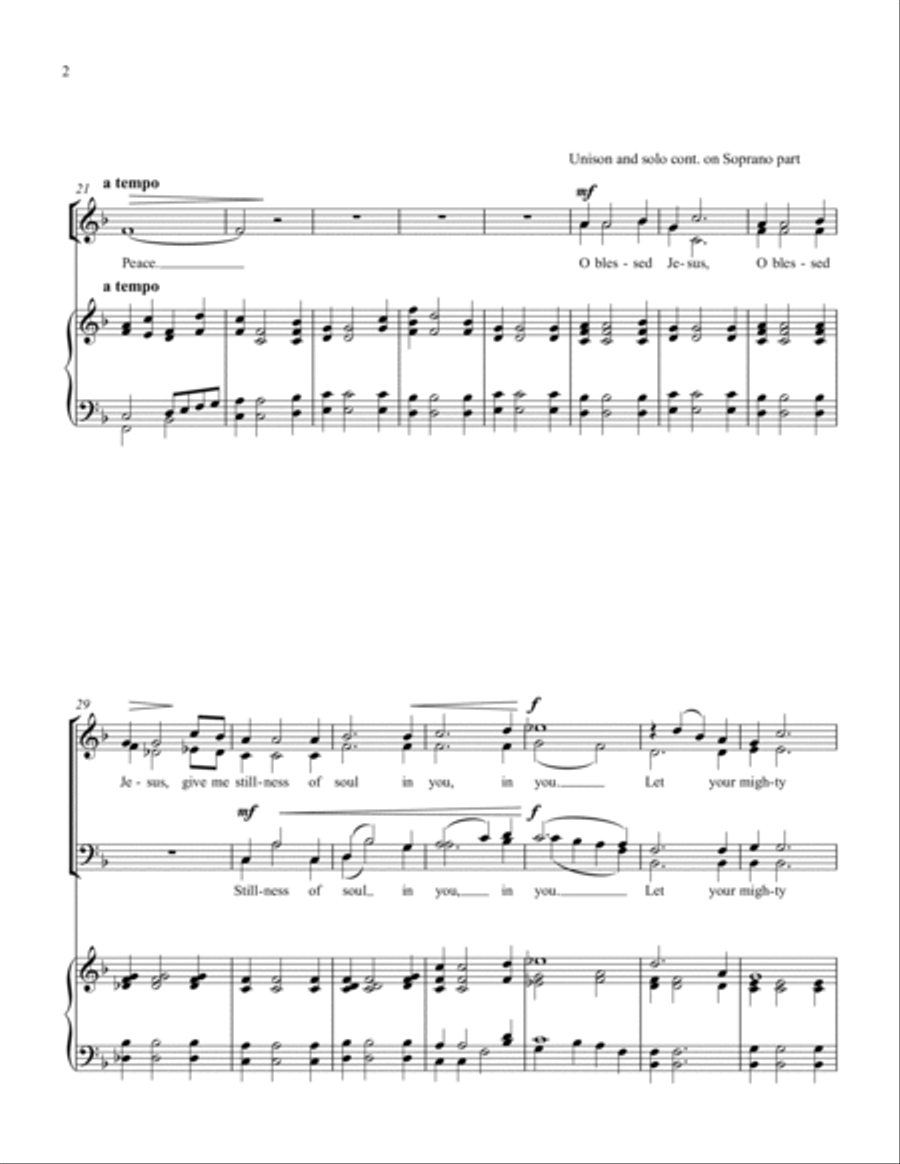 Stillness of Soul Choir scores gallery preview page 2