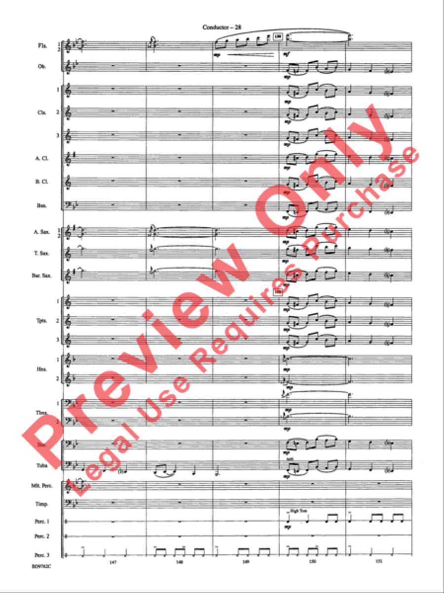By Loch and Mountain Concert Band scores gallery preview page 31