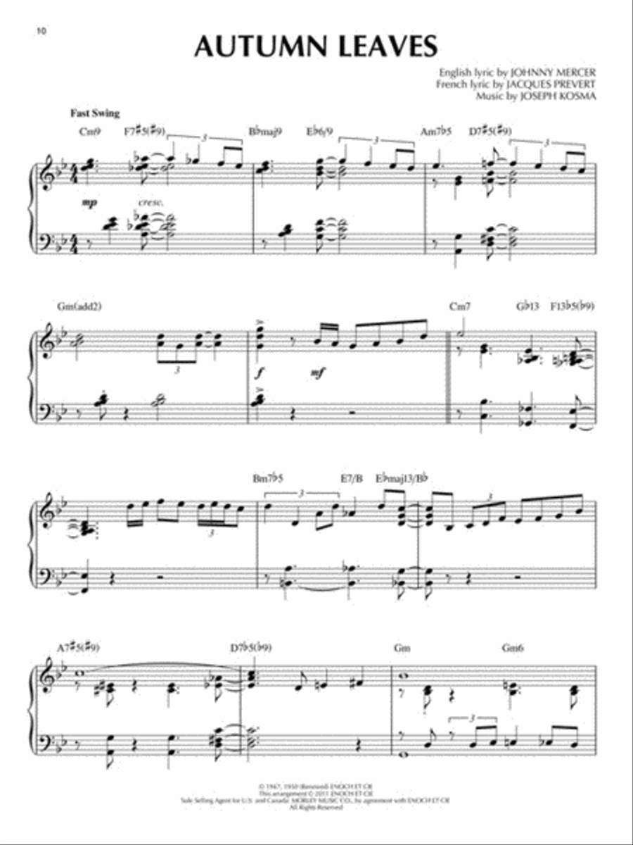 Late Night Jazz Piano Solo scores gallery preview page 6