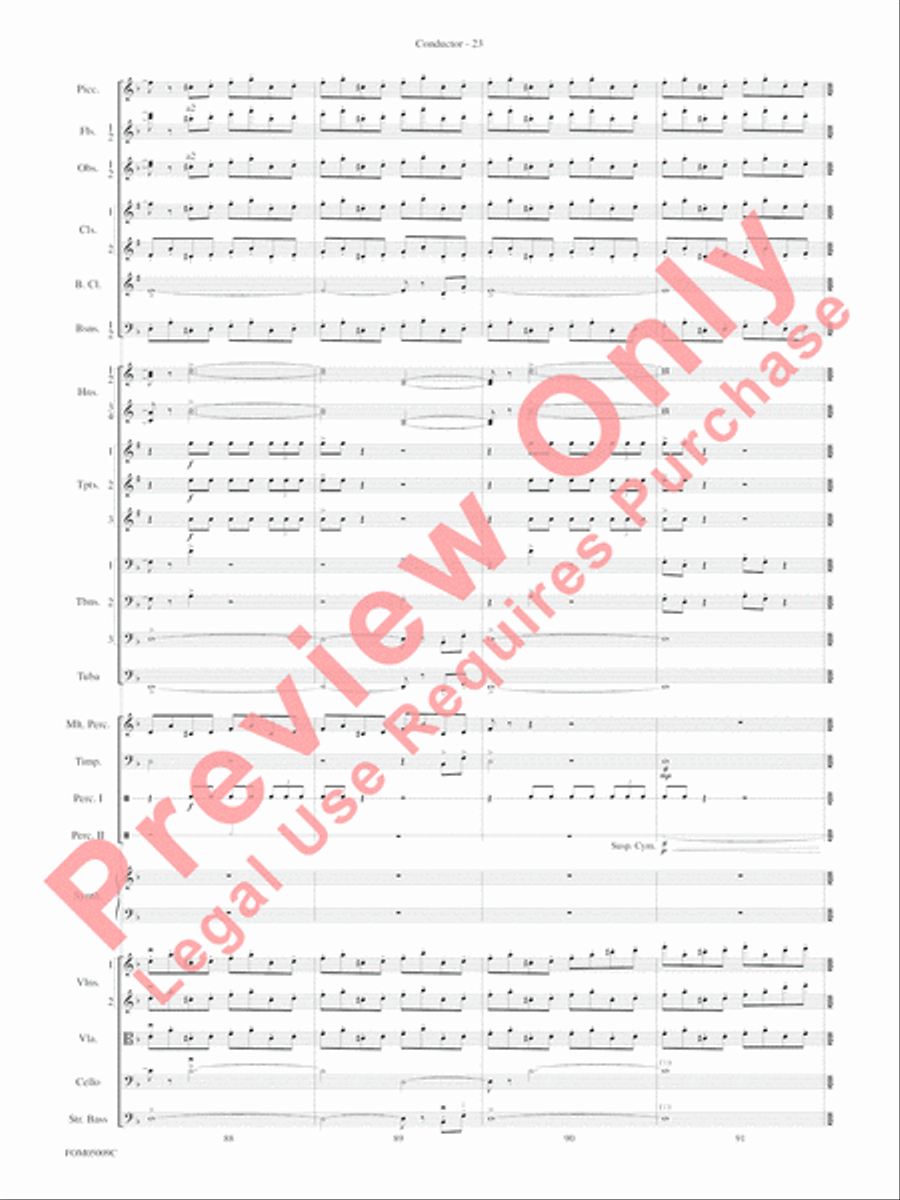 Concert Suite from Star Wars: Episode III Revenge of the Sith Full Orchestra scores gallery preview page 26