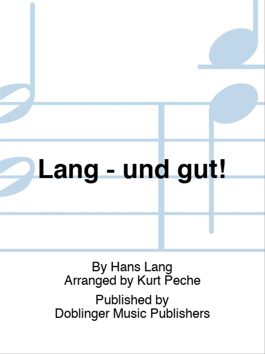 Lang - und gut! Trumpet scores gallery preview page 1