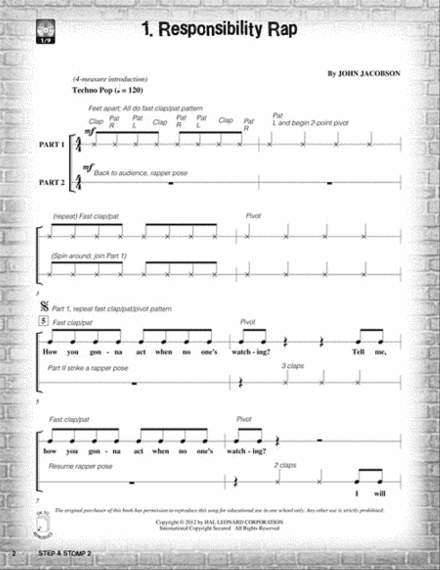 Step & Stomp 2 Choir scores gallery preview page 2