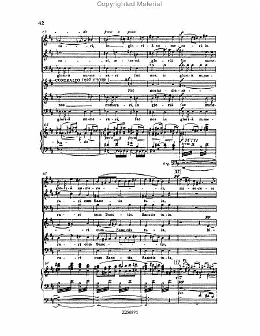 Te Deum, H 118 Choir scores gallery preview page 42