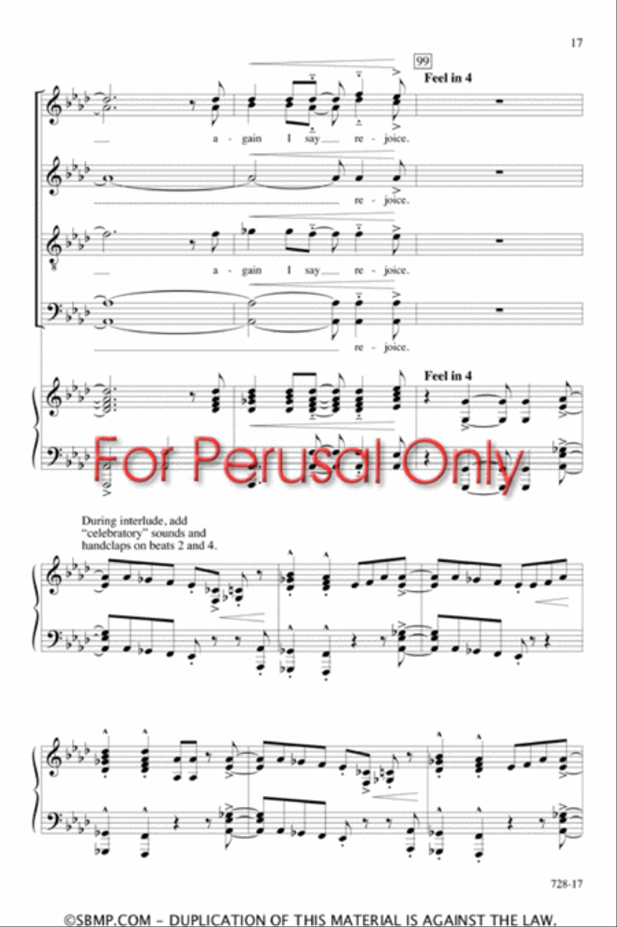 Rejoice! - SATB Octavo image number null