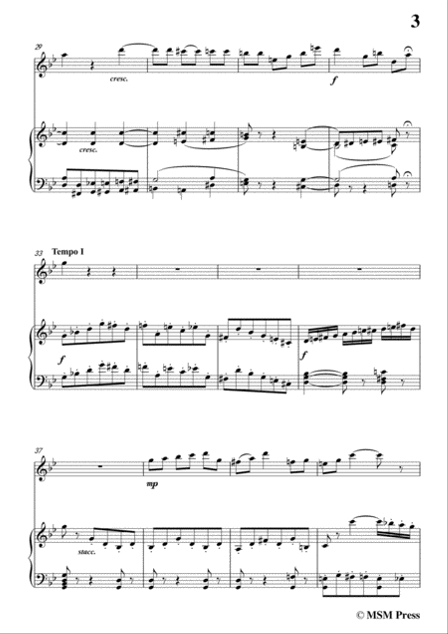 Gounod-Vous qui faites l'esdormie,for Violin and Piano Violin Solo scores gallery preview page 5
