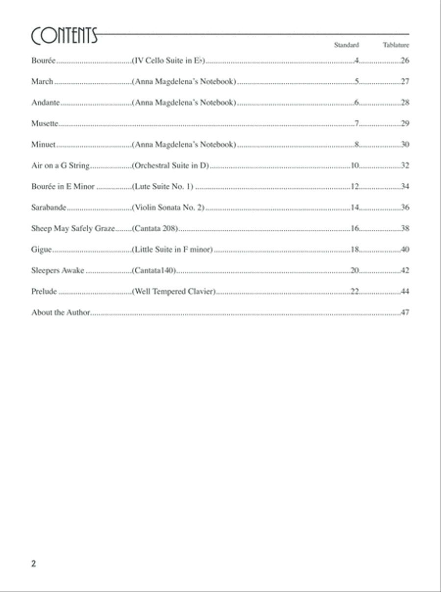 Jazz Bach For Fingerstyle Guitar Electric Guitar scores gallery preview page 3