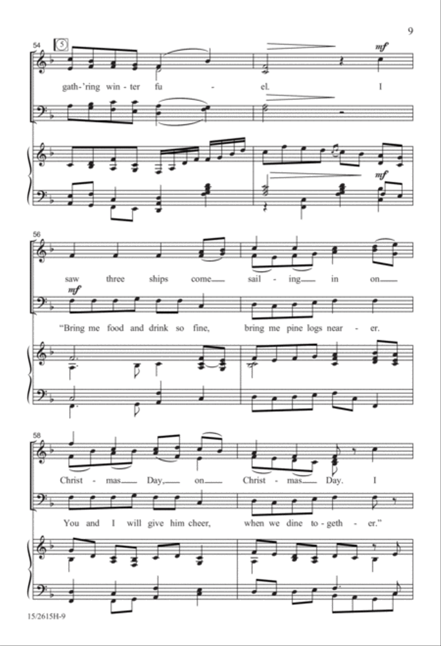 Rejoice! Rejoice! 4-Part scores gallery preview page 9
