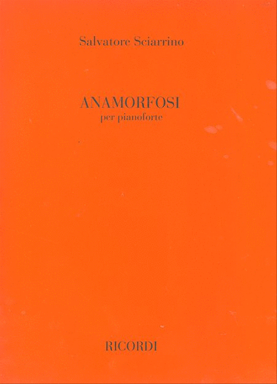 Anamorfosi Anamorfosi Piano Solo scores gallery preview page 1