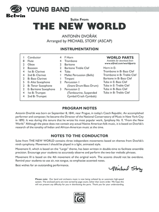 Book cover for Suite from The New World: Score