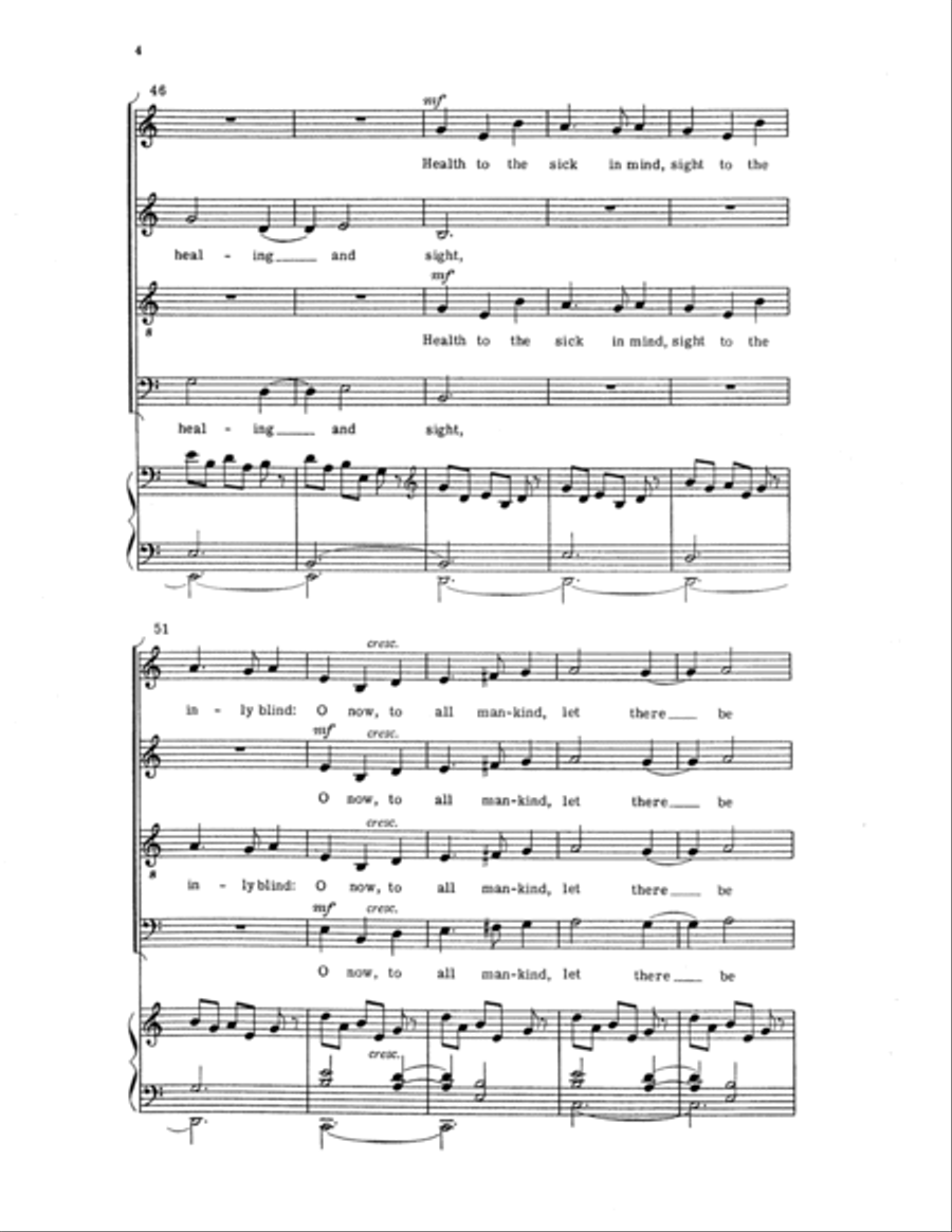 Let There Be Light! 4-Part scores gallery preview page 4