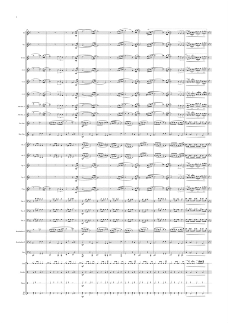 Dolor en San Sebastián Dolor en San Sebastián Concert Band scores gallery preview page 4