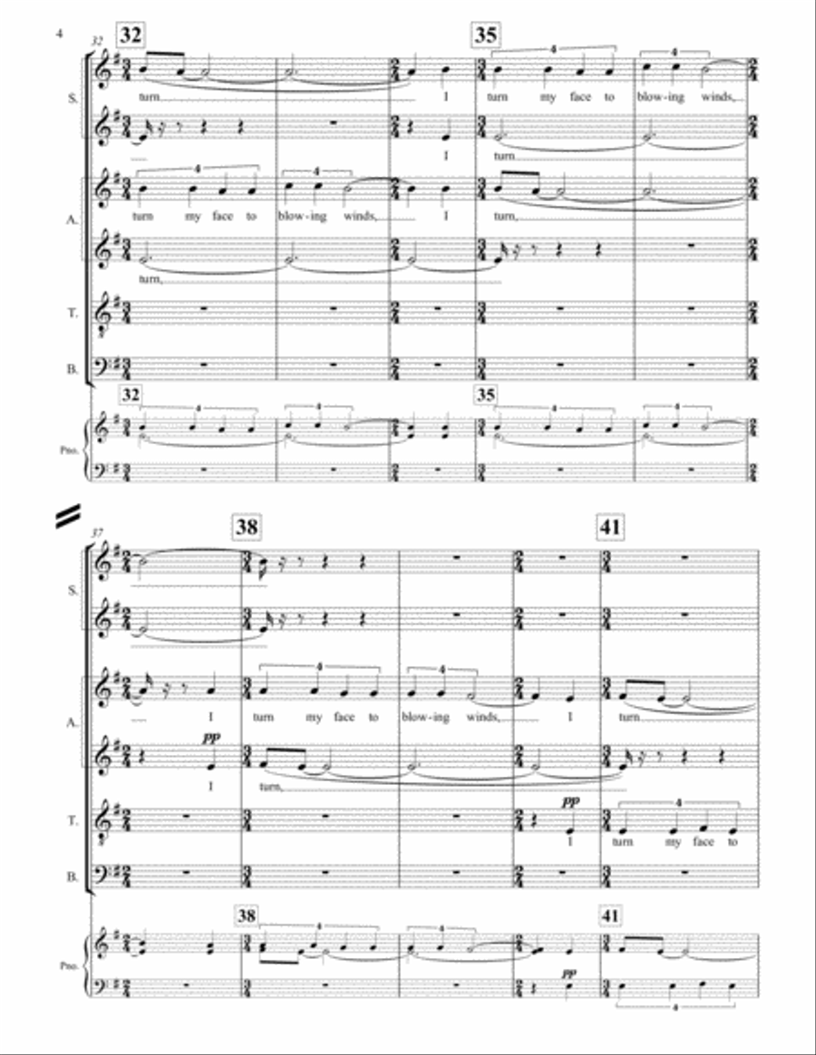 Absence 4-Part scores gallery preview page 6