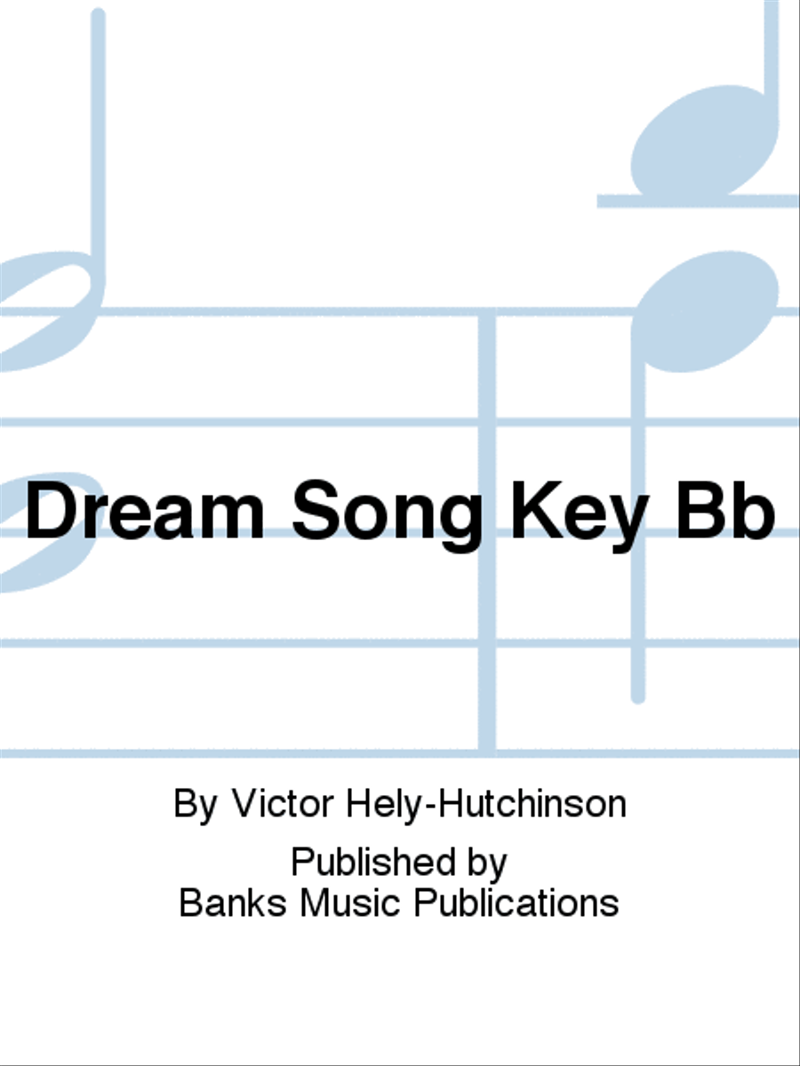 Dream Song Key Bb Dream Song Key Bb Voice scores gallery preview page 1