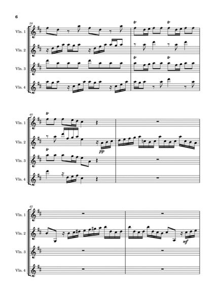 Vivaldi - L'Estro Armonico - Op.3 No.10 - Concerto for 4 Violins - RV 580: I. Allegro image number null