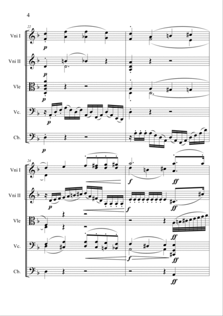 Filiberto PIERAMI: SERENATA (Op.107) (ES-21-076) - Score Only String Orchestra scores gallery preview page 6