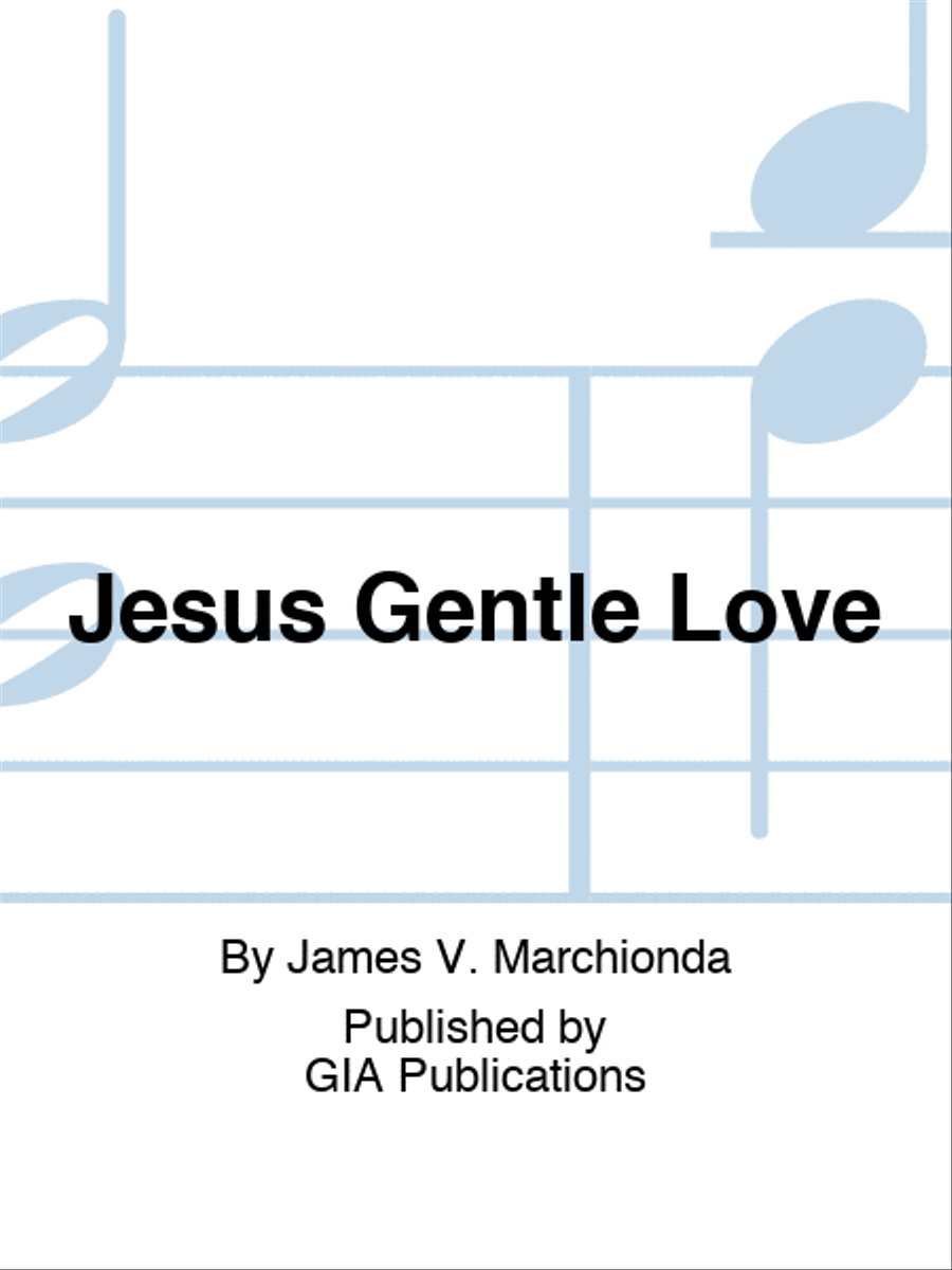 Jesus Gentle Love Piano scores gallery preview page 1
