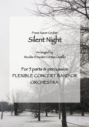 Book cover for Silent Night, arranged for Flexible Instrumentation