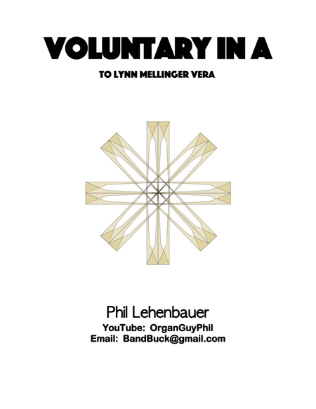 Voluntary in A, organ work by Phil Lehenbauer image number null