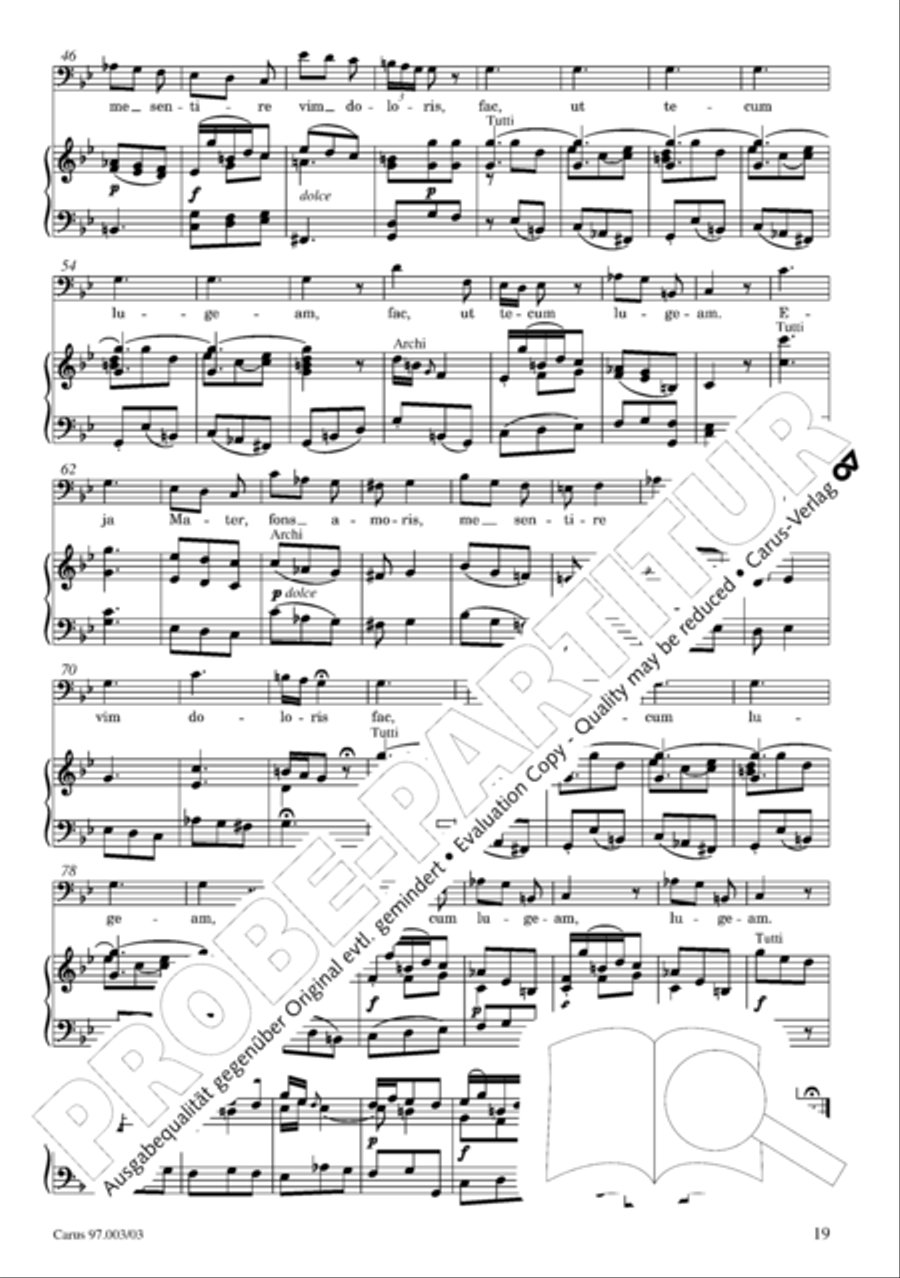 Stabat mater Stabat mater 4-Part scores gallery preview page 20